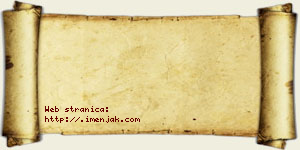 Jasmina Bojanović vizit kartica